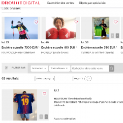 Le dossard de Martin Fourcade en tête des enchères pour les hôpitaux